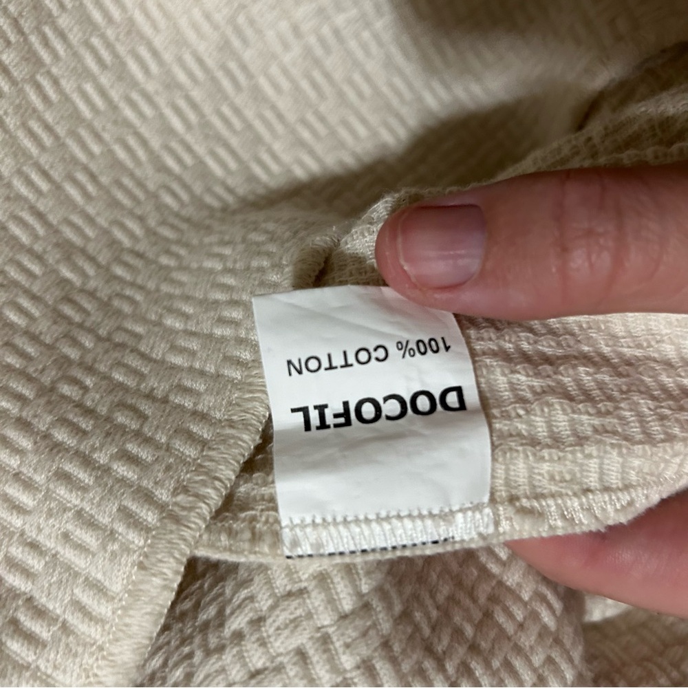 Docofil cotton matelasse pillow sham